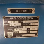 New Ariel compressor cylinder for KBT4 frame, SN C271081.