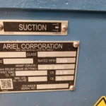 New Ariel compressor cylinder for KBT4 frame, SN C271082.