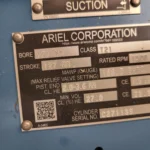 New Ariel compressor cylinder for KBT4 frame, SN C271189.